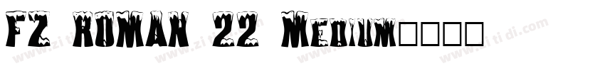 FZ ROMAN 22 Medium字体转换